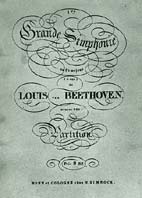 Ludwig van Beethoven : partition de la Premire Symphonie...