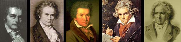 Ludwig van Beethoven : portraits...