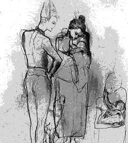 Famille de saltimbanques